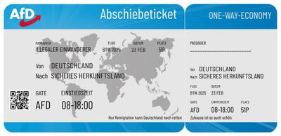 AFD Abschiebe-ticket