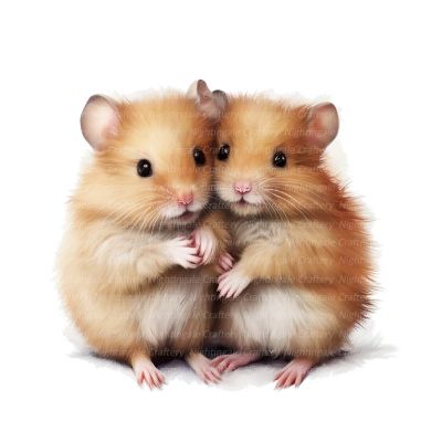 De twee hamsters