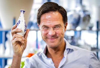 Rutte met vaasje